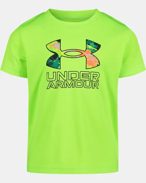 Under Armour Toddler Boys' UA Printed Big Logo Short Sleeve. 1