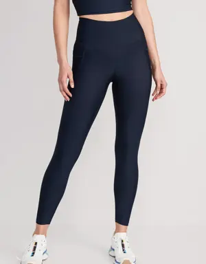 Old Navy High-Waisted PowerSoft 7/8 Leggings blue