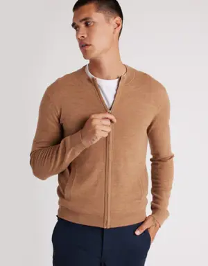 Pender Full Zip Merino Sweater