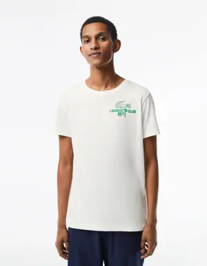 T-shirt da uomo regular fit in cotone biologico Lacoste Golf