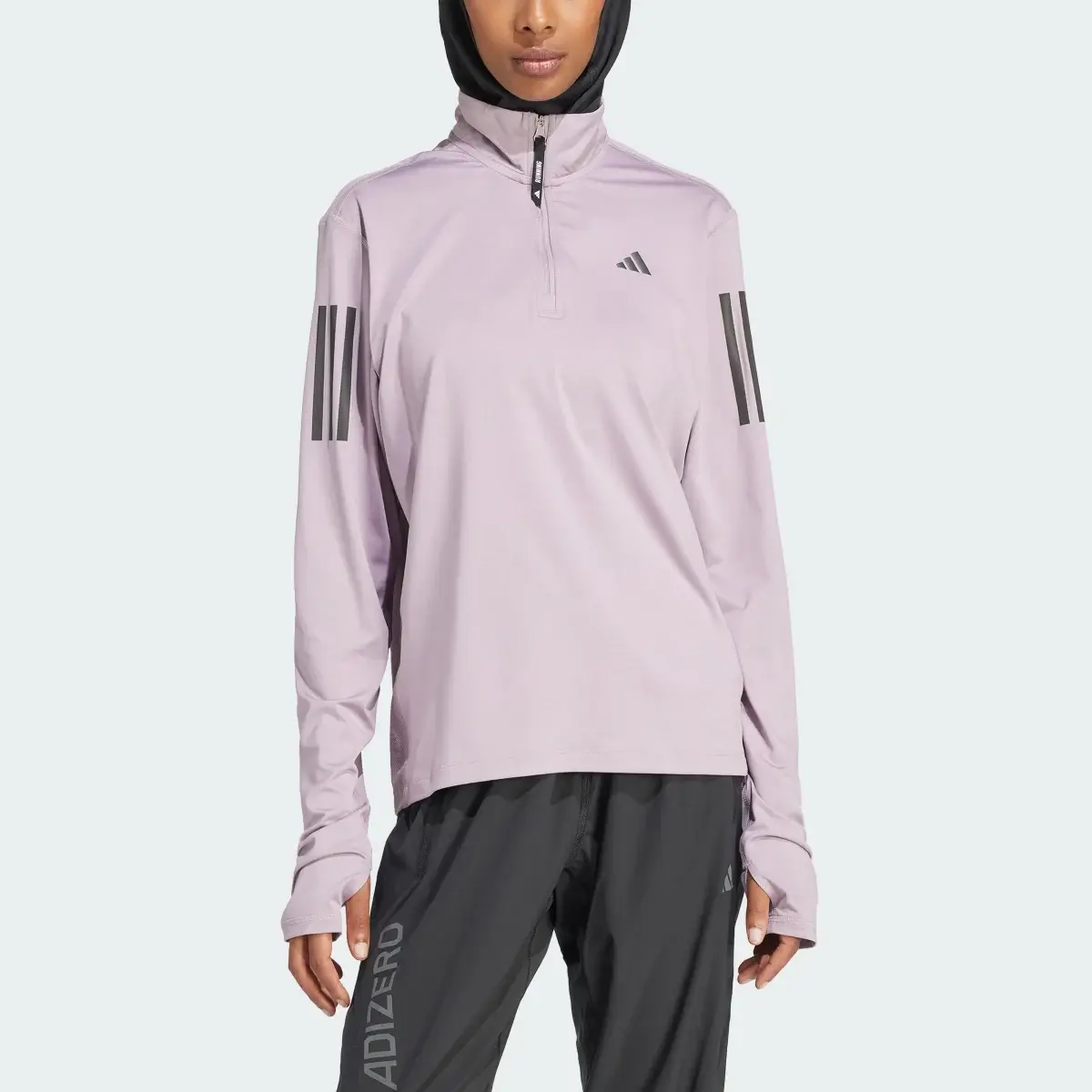 Adidas Own the Run Half-Zip Jacket. 1