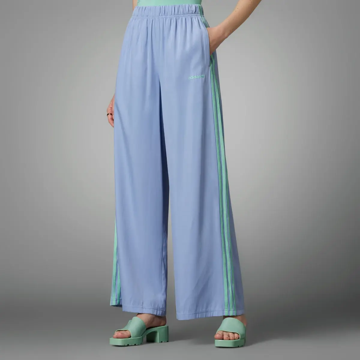 Adidas Island Club Wide Leg Pants. 1