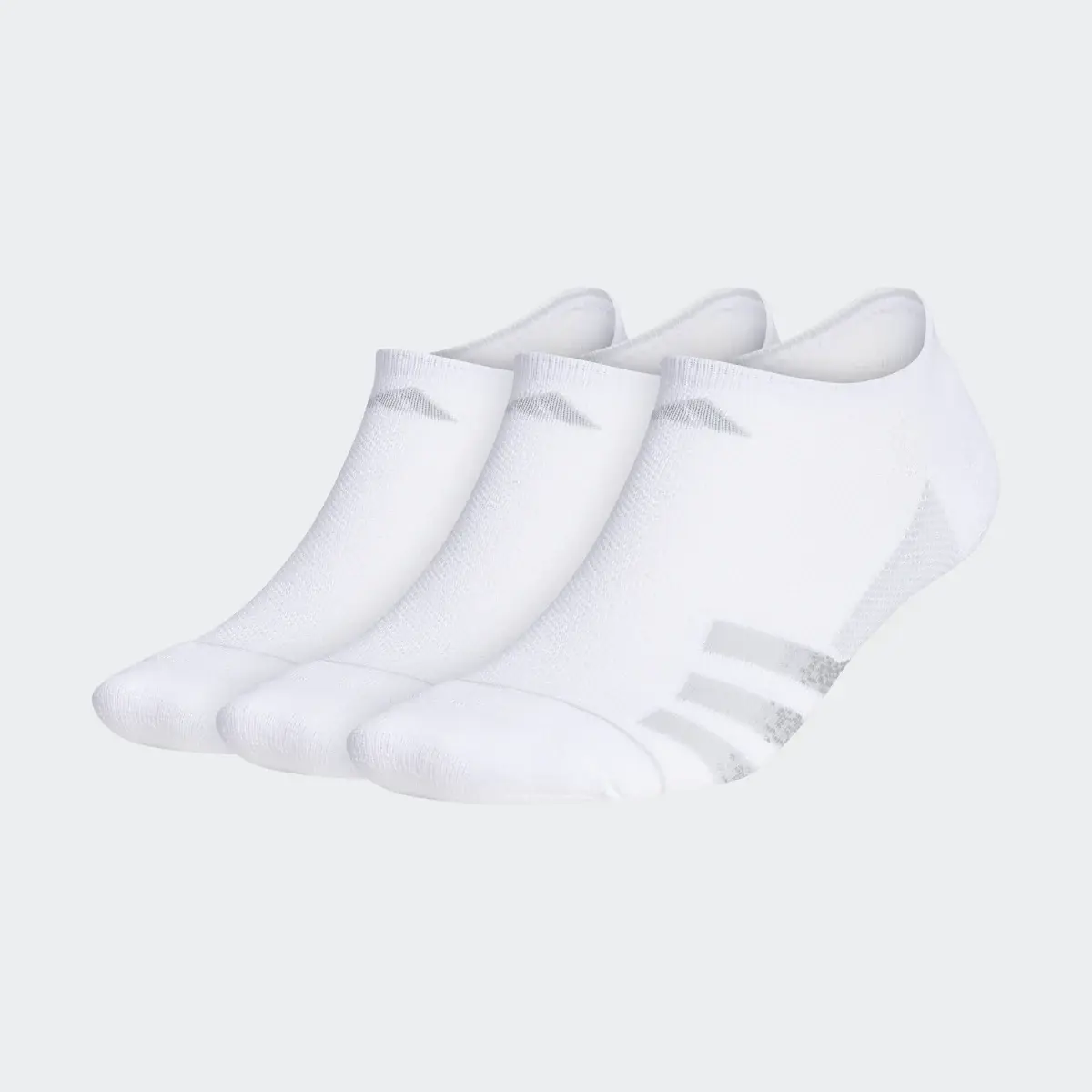 Adidas Superlite Stripe No-Show Socks 3 Pairs. 2