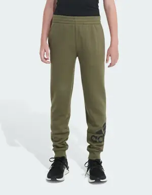 Elastic Waistband Essential Fleece Joggers