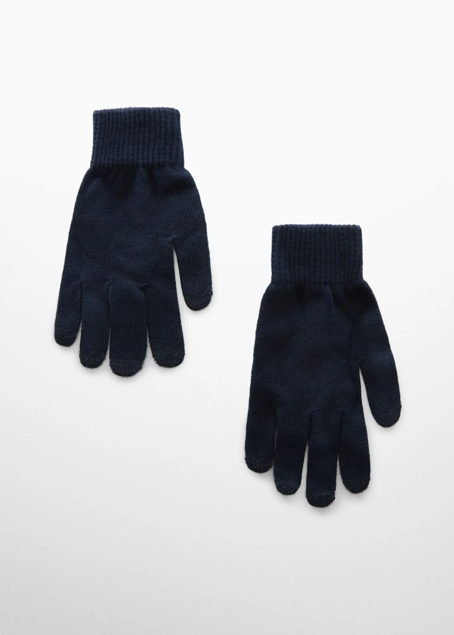 Mango Touchscreen knitted gloves. 1