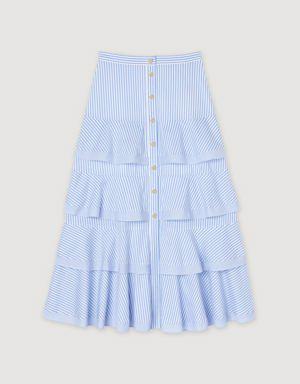 Long striped skirt Login to add to Wish list