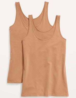 First Layer Tank Top 2-Pack for Women beige