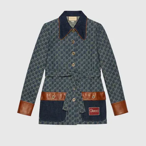 Gucci Washed organic denim jacket. 1