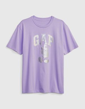 &#215 Disney Logo T-Shirt purple