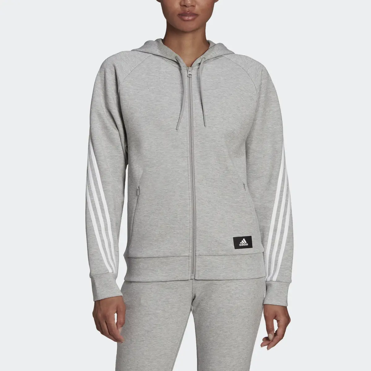 Adidas Sportswear Future Icons 3-Stripes Hooded Track Top. 1