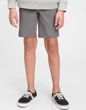 Gap Kids Uniform Dressy Shorts gray