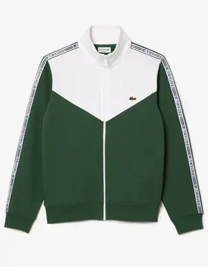 Sweatshirt Jogger zippé homme Lacoste classic fit color-block
