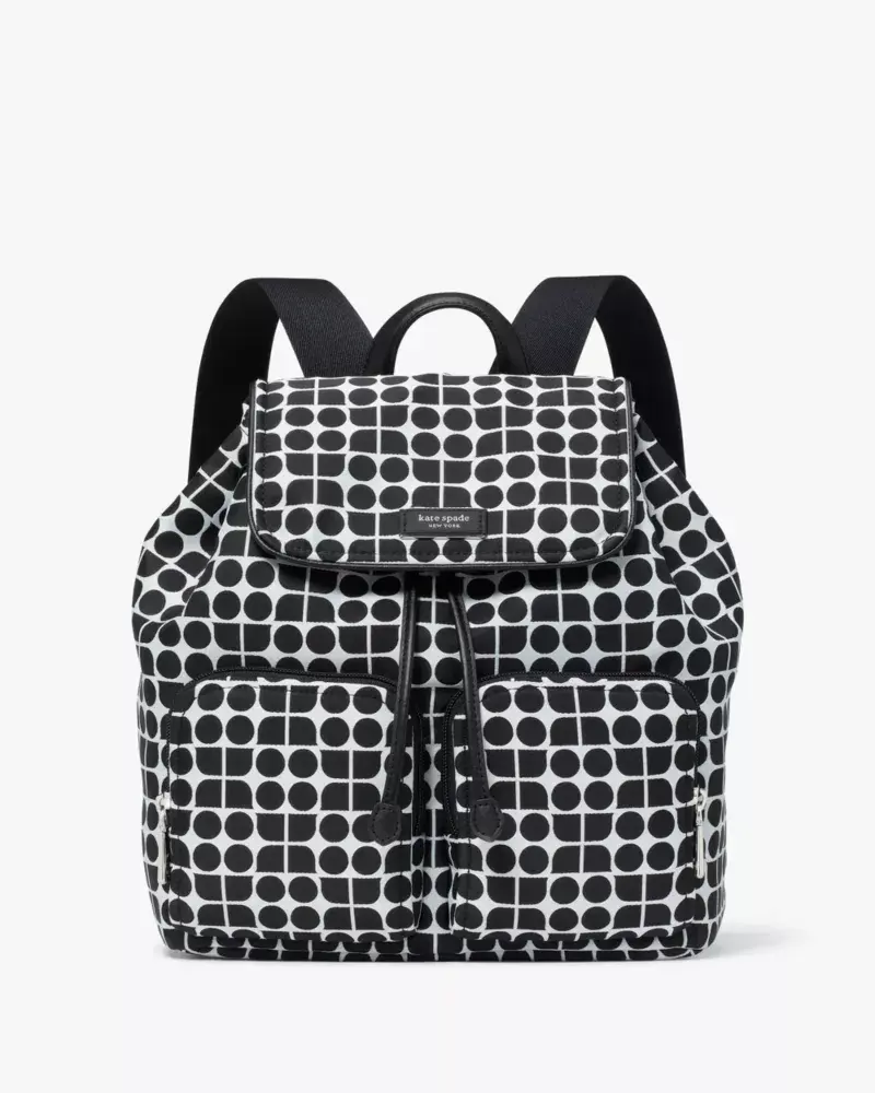 Kate Spade Noel Jacquard Backpack. 1