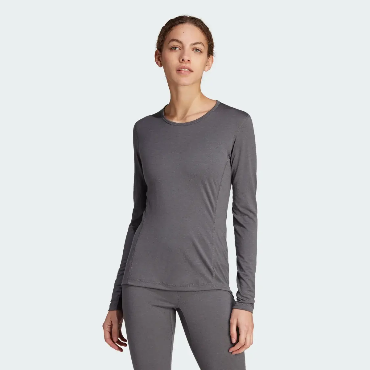 Adidas Terrex Xperior Merino 200 Baselayer Long Sleeve Long-Sleeve Top. 2