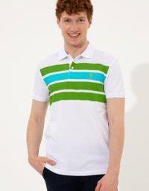 Erkek Elma Yeşili Polo Yaka T-Shirt