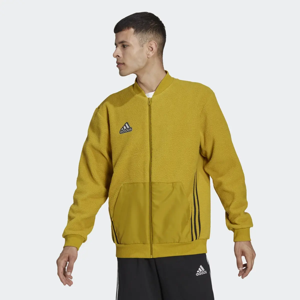 Adidas Chaqueta bómber Essentials Sherpa Holiday Pack. 2