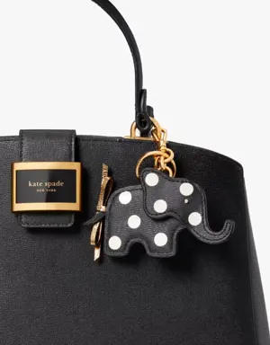 Ellie Polka Dot Elephant Key Fob