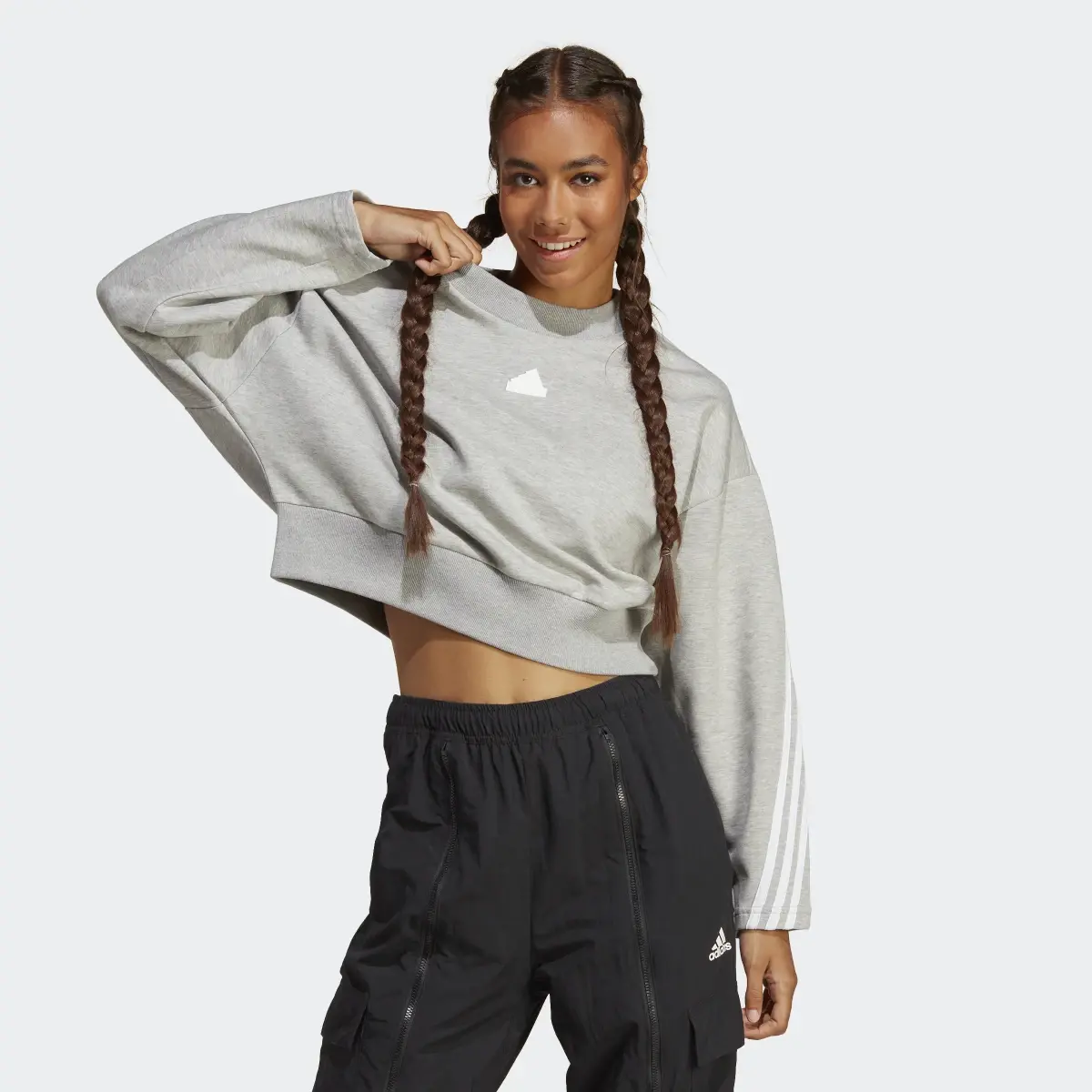 Adidas Future Icons 3-Stripes Sweatshirt. 2