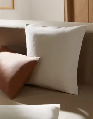 Mango Textured cotton cushion case 45x45cm