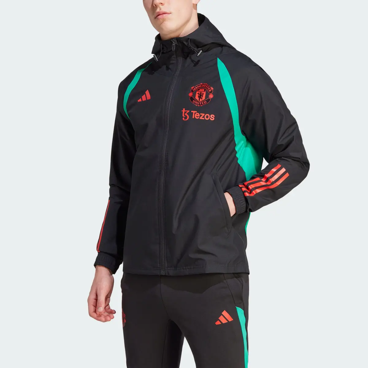 Adidas Manchester United Tiro 23 All-Weather Jacket. 1