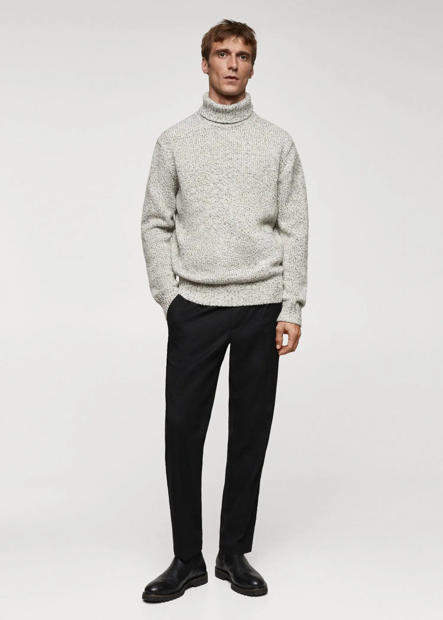Mango Wool turtleneck sweater. 3