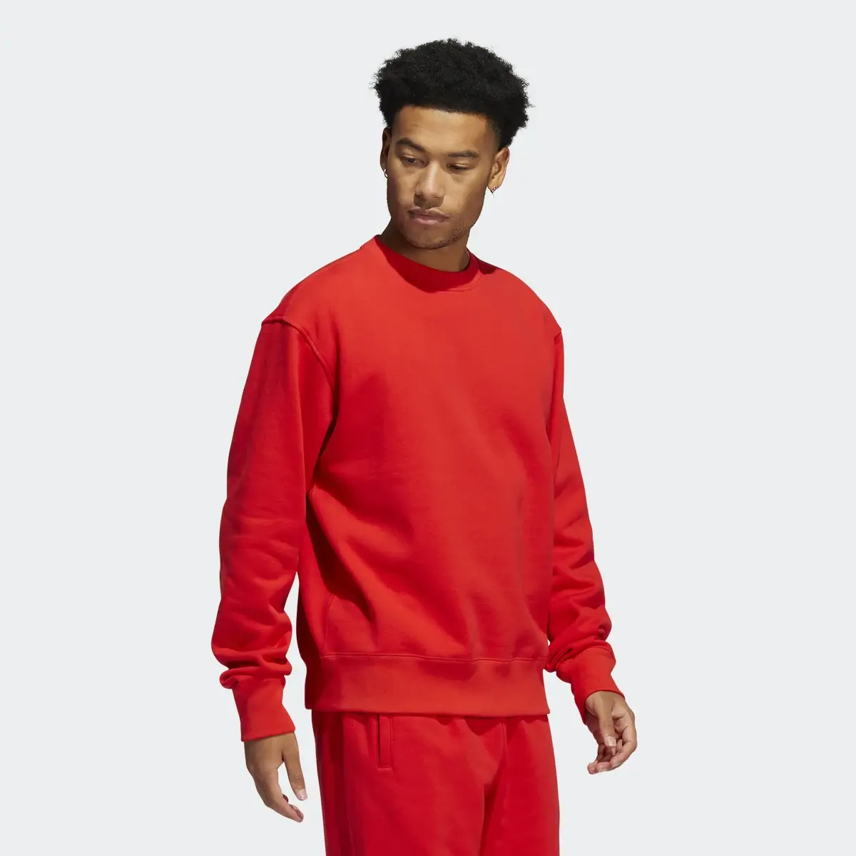 Adidas Pharrell Williams Basics Crew Sweatshirt (Gender Neutral). 3
