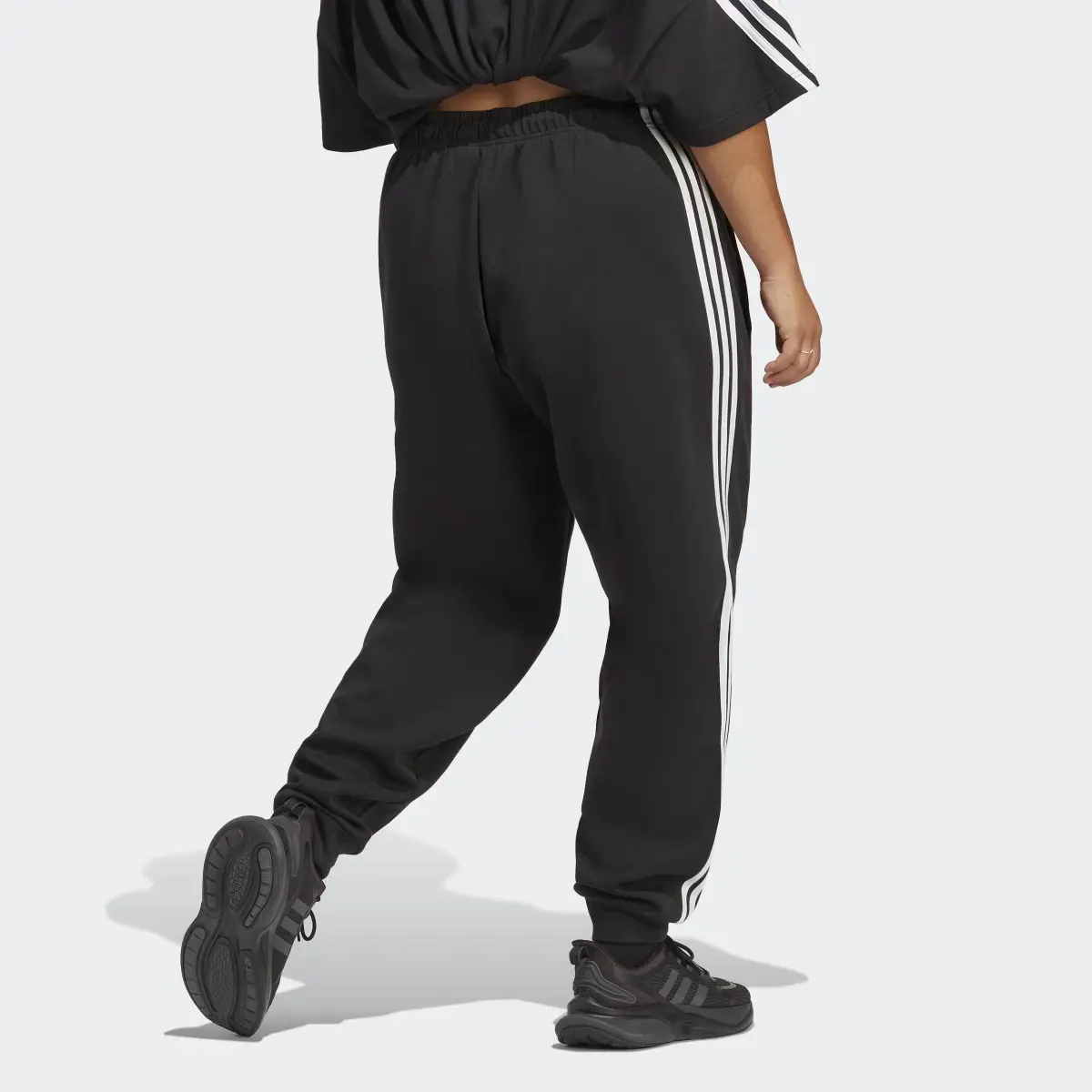 Adidas Future Icons 3-Stripes Regular Pants (Plus Size). 2