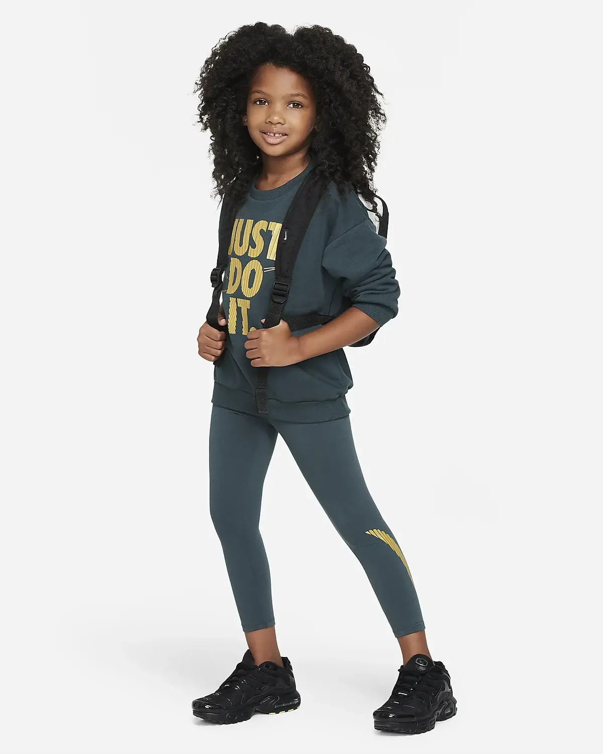 Nike Shine Crew and Leggings Set. 1