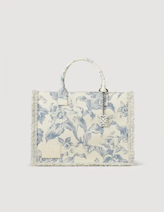 Sandro Kasbah Toile de Jouy tote bag. 2