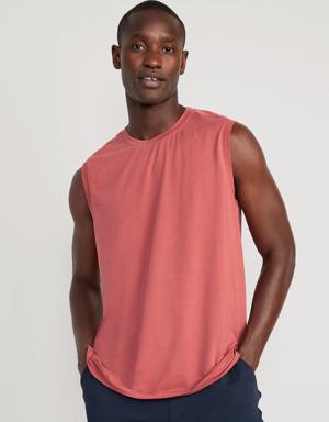 Beyond 4-Way Stretch Tank Top for Men red