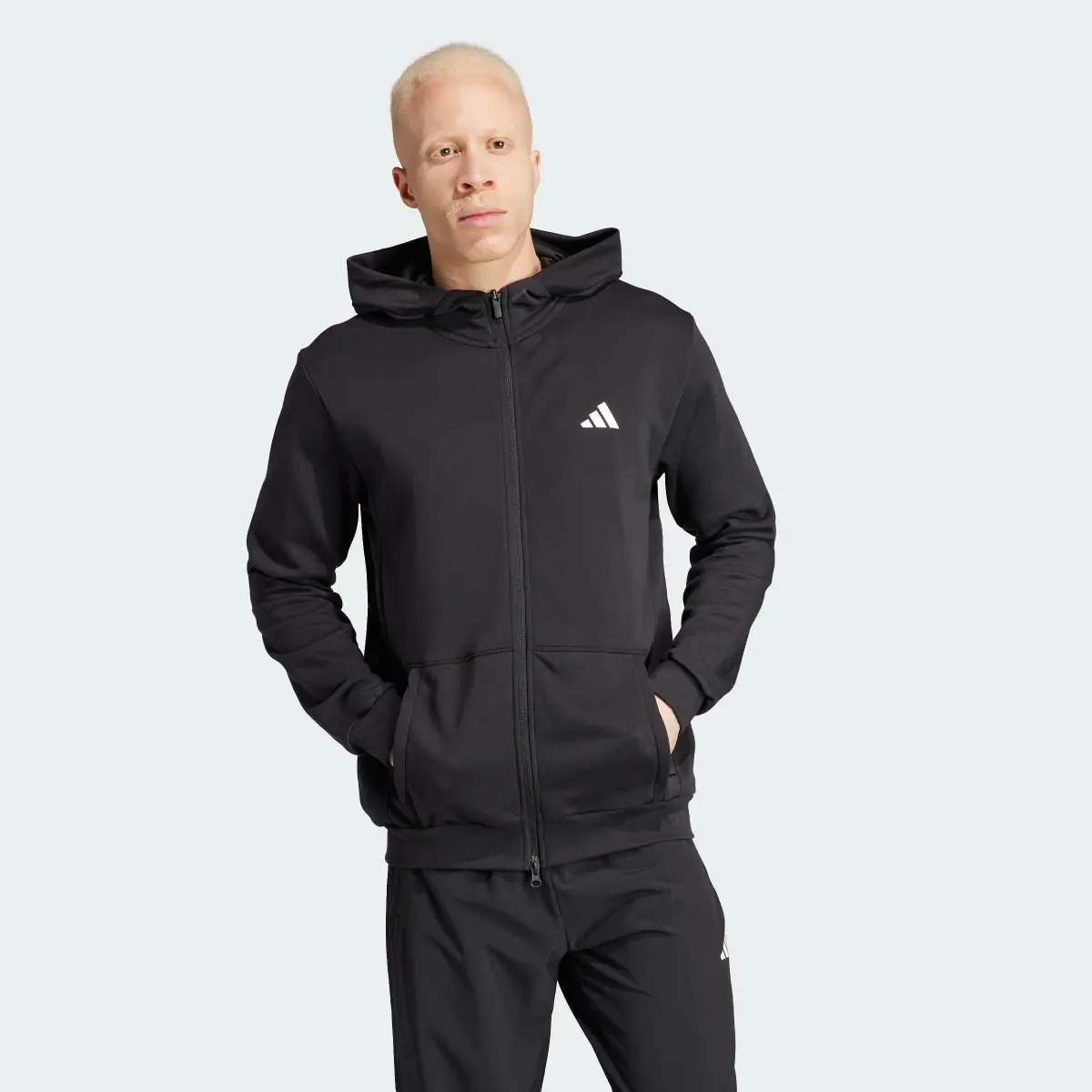 Adidas Workout Hoodie. 2