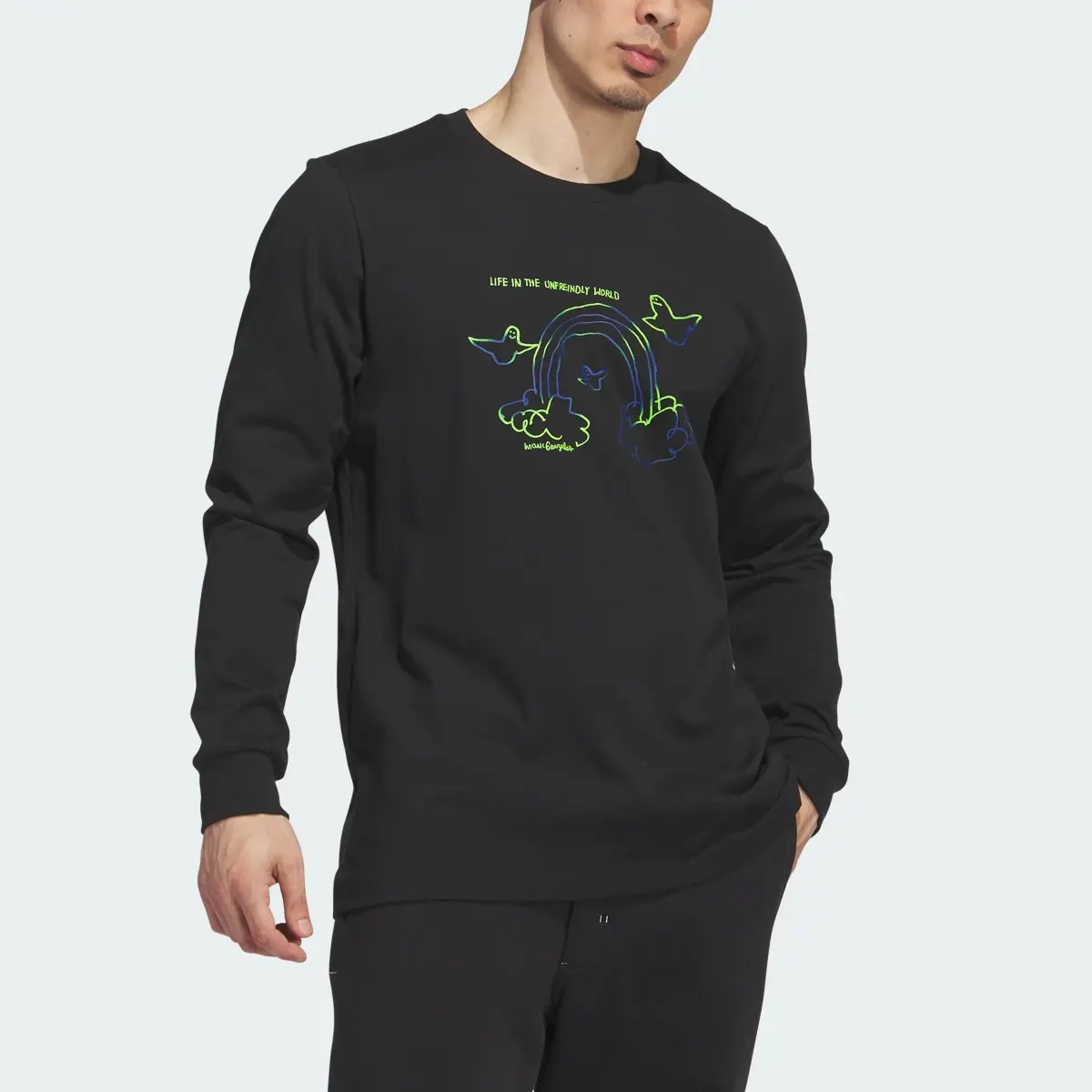 Adidas Shmoofoil Cloudy Long Sleeve Tee. 1