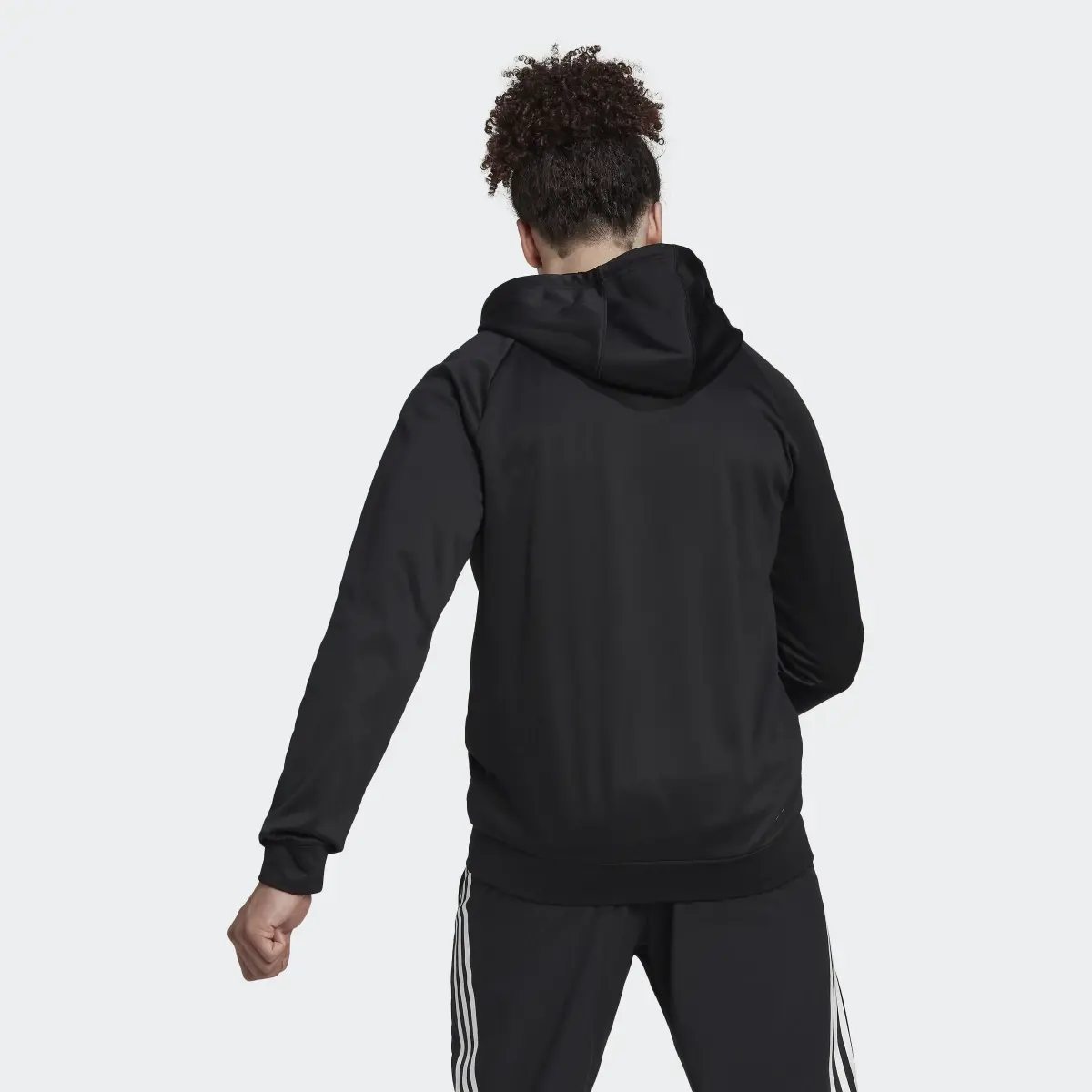 Adidas AEROREADY Game and Go Small Logo Full-Zip Hoodie. 3