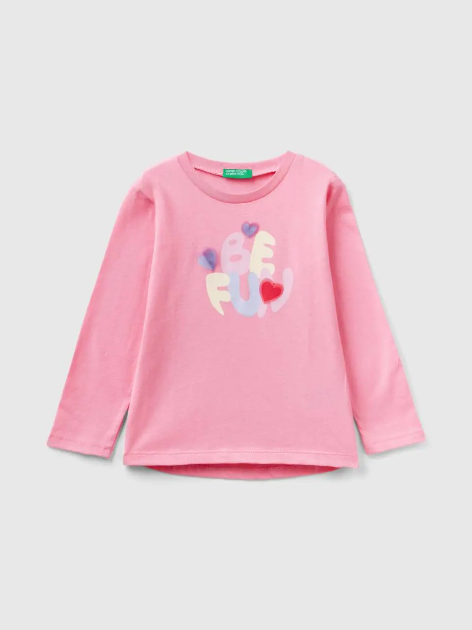 Benetton long sleeve t-shirt with print. 1