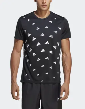 Adidas Playera Brand Love Estampada