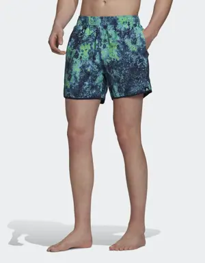 Adidas Short Length Melting Salt Reversible CLX Swim Shorts
