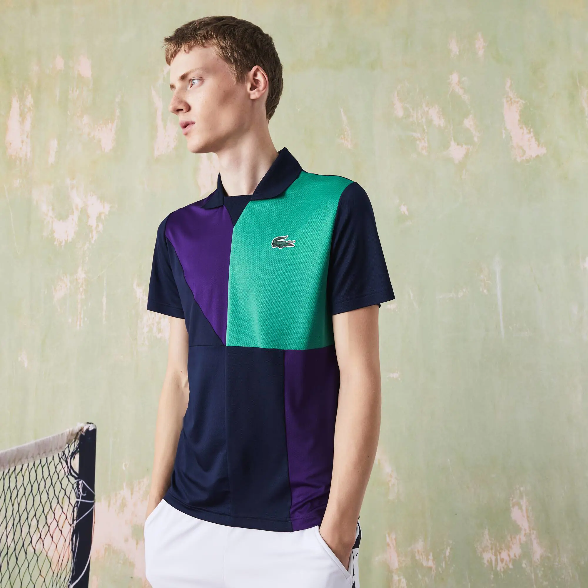 Lacoste Polo de hombre Lacoste SPORT Tennis en piqué ultra-dry con diseño color block. 1