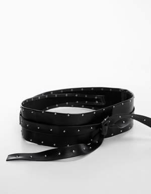 Studded knot belt