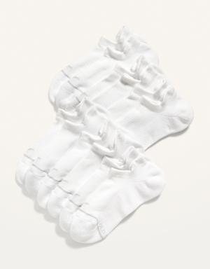 Old Navy Performance Ankle Socks 6-Pack for Women white