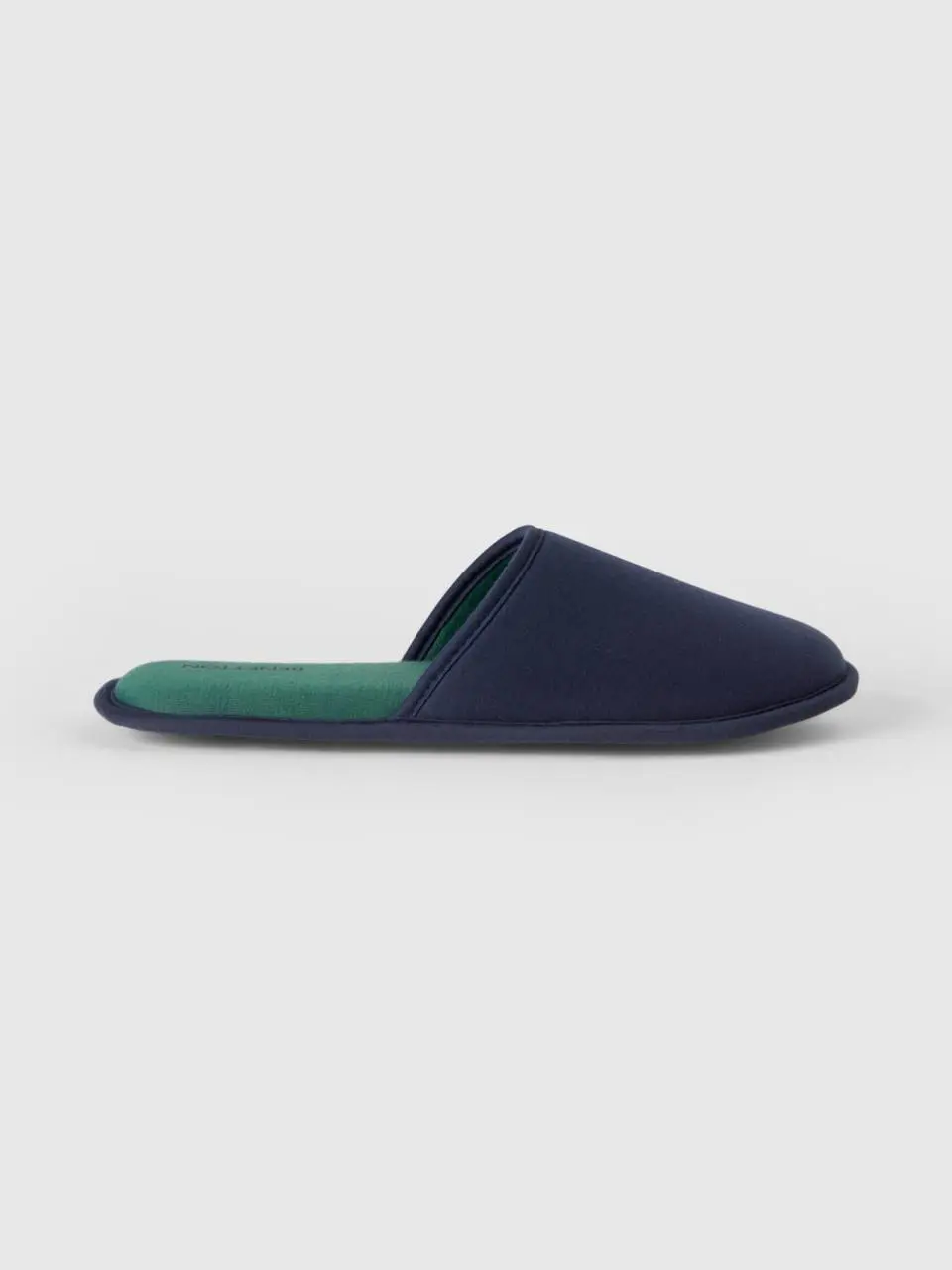 Benetton blue and green slippers. 1