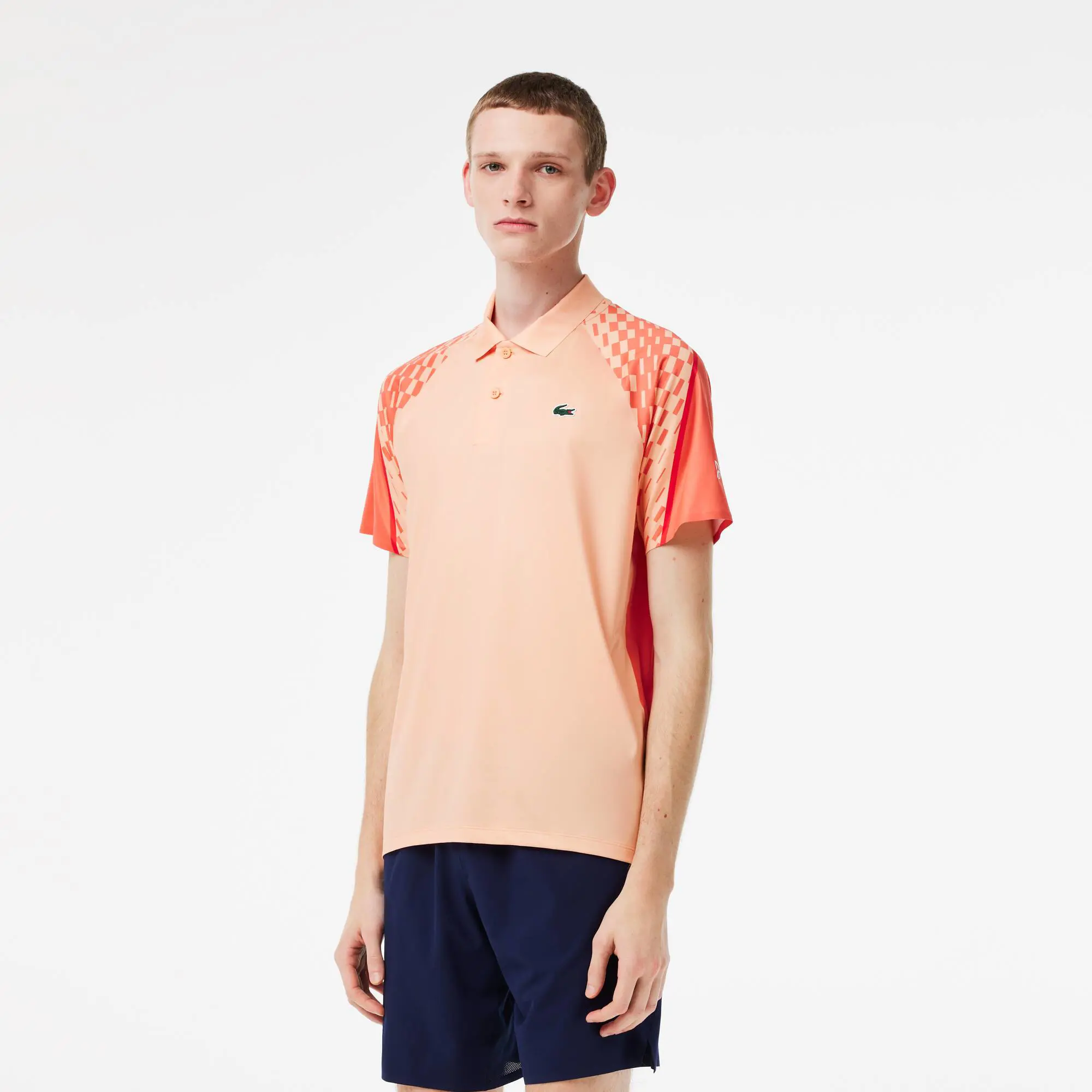 Lacoste Men’s Lacoste Tennis x Novak Djokovic Tricolour Polo Shirt. 1