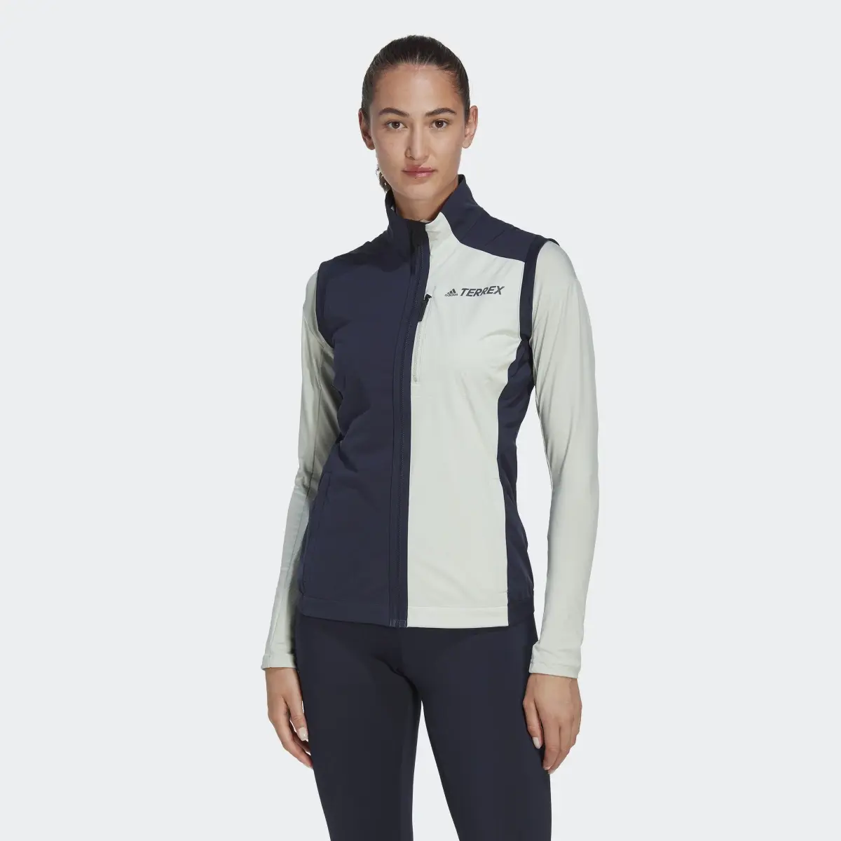 Adidas Terrex Xperior Cross-Country Ski Soft Shell Vest. 2