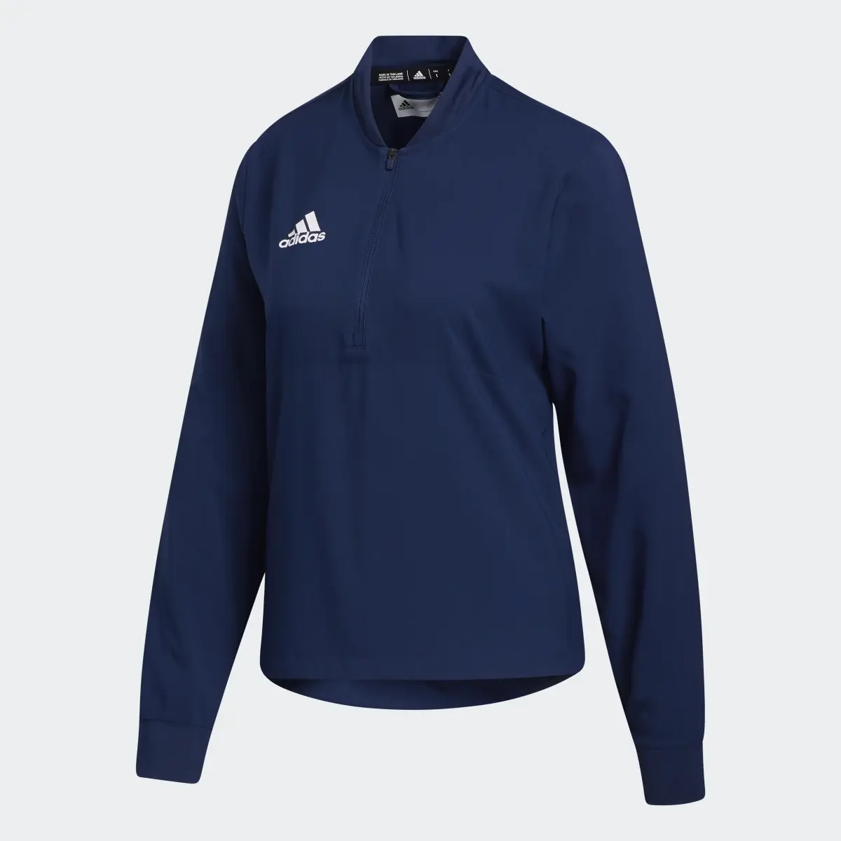 Adidas Under the Lights Long Sleeve 1/4 Zip Sweatshirt. 1