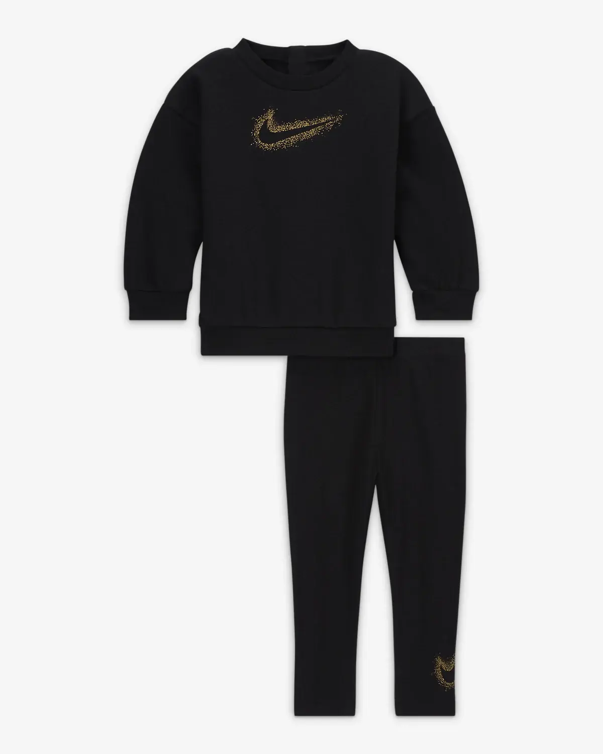 Nike Fleece Crew and Leggings Set. 1