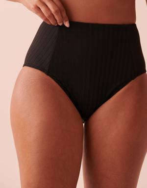 RIB High Waist Bikini Bottom