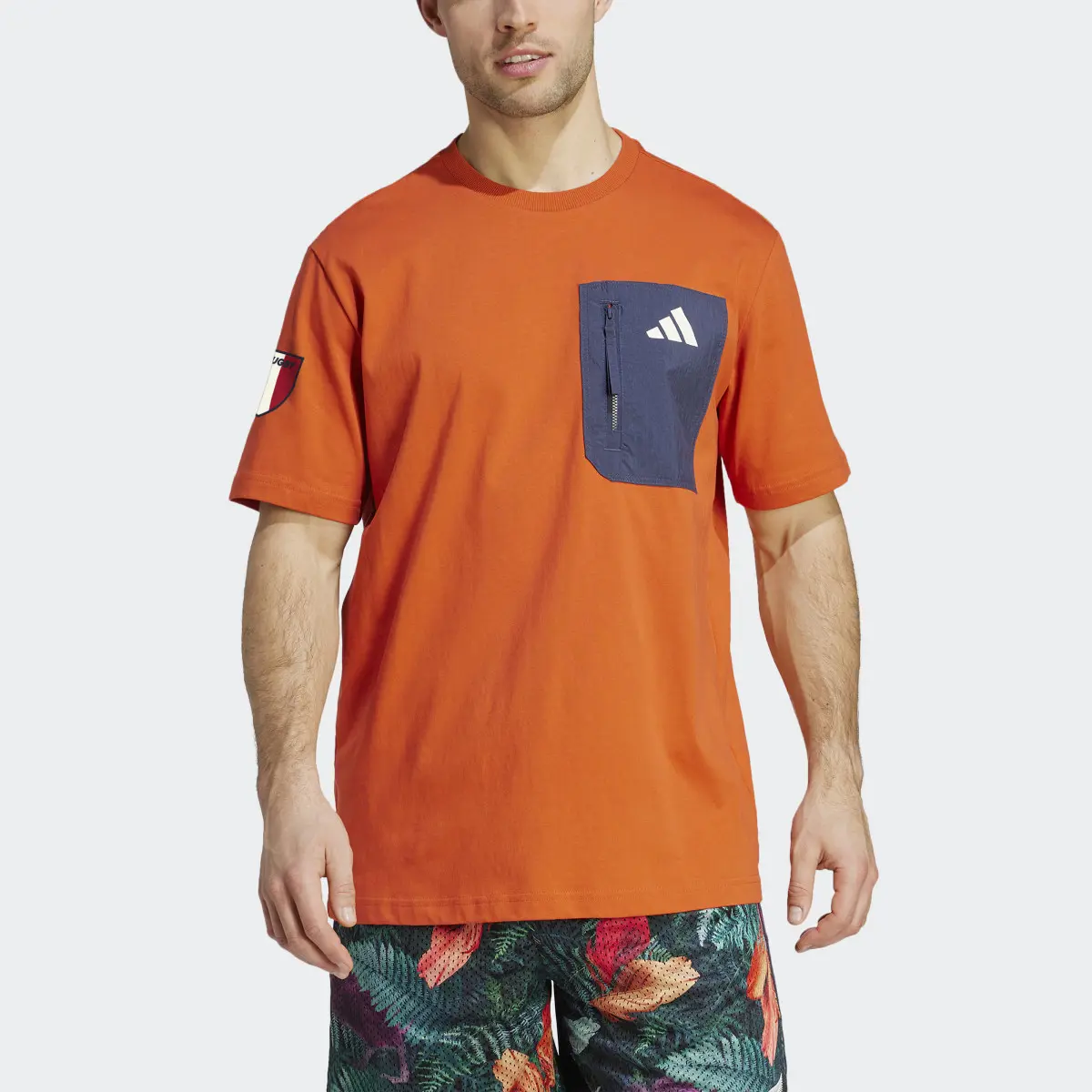 Adidas French Capsule Rugby Lifestyle T-Shirt. 1