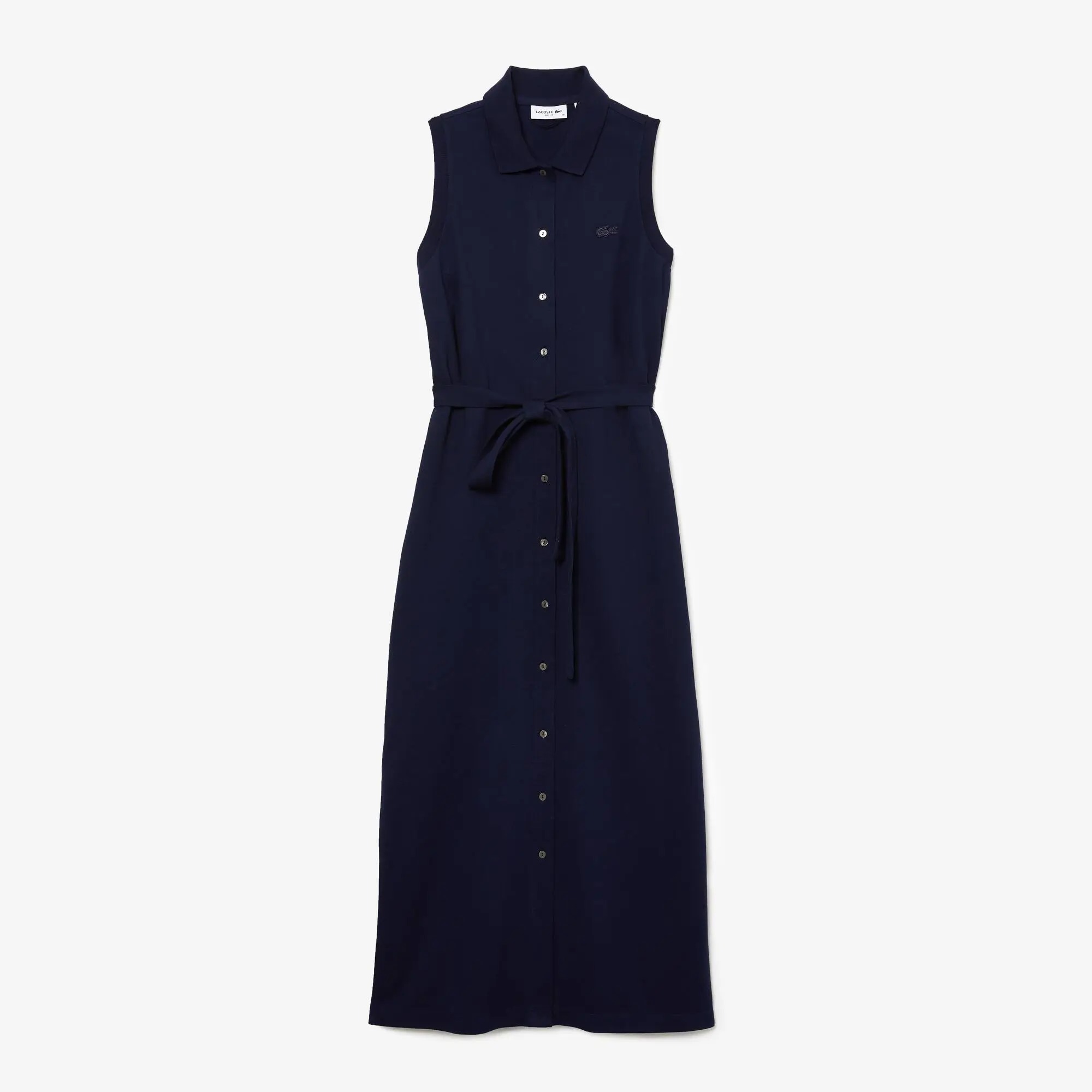 Lacoste Women's Stretch Cotton Piqué Polo Dress. 1