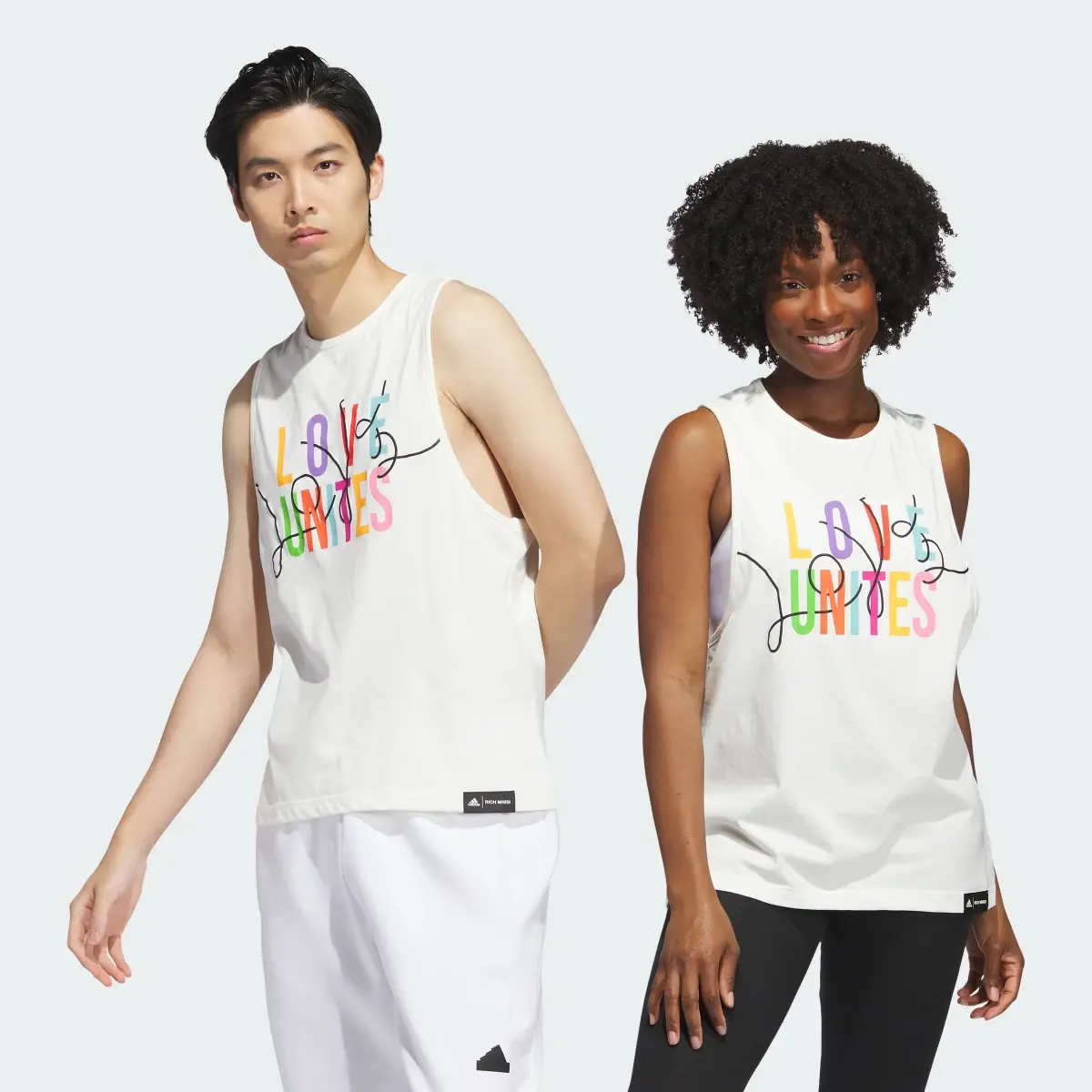 Adidas Graphic Pride Tank Top. 1