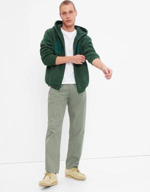 Gap Lightweight Relaxed Taper Pull-On Pants green