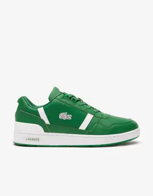 Lacoste Men's T-Clip Leather Trainers